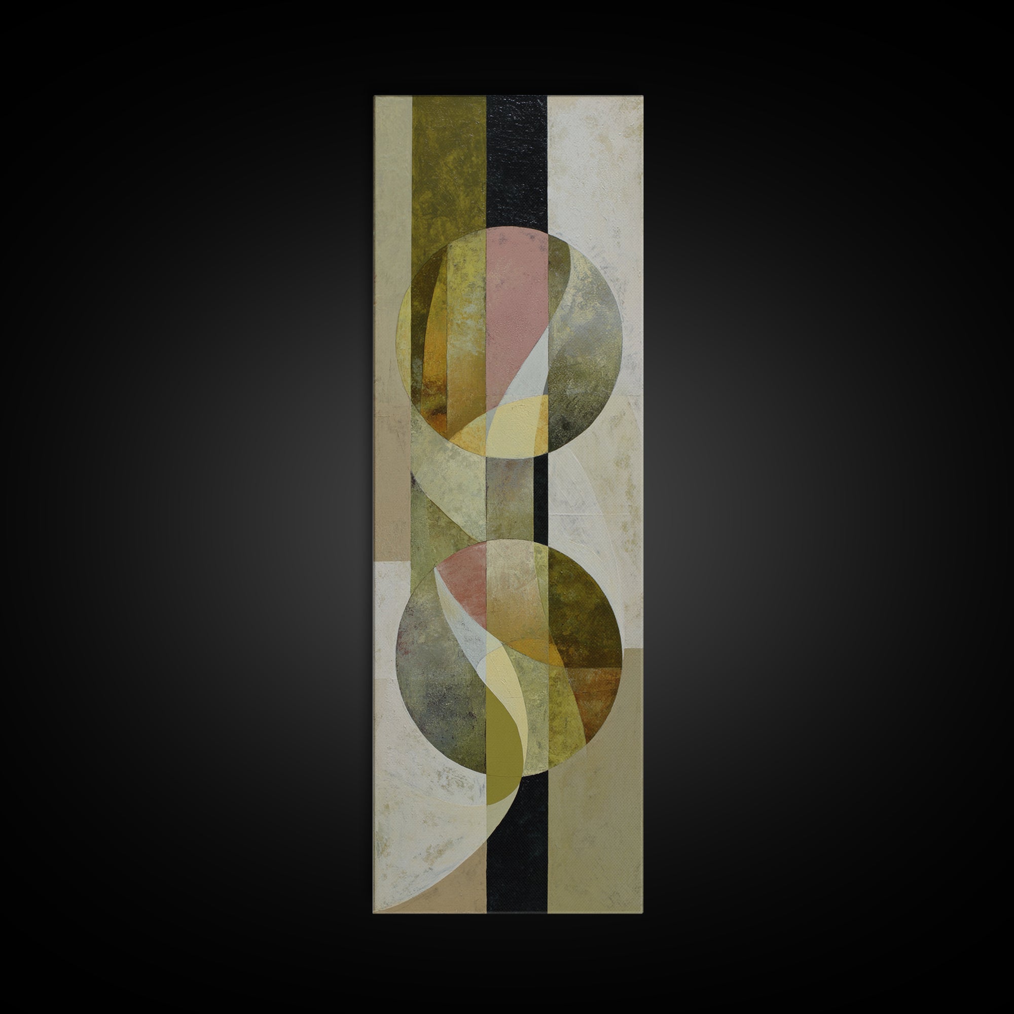 Abstract Organic Shapes Canvas Print, Living Room Art, Art Nouveau, Living Room Decor, Abstract Art, Living, Modern Wall Art, LIR-1x3-27