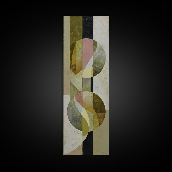 Abstract Organic Shapes Canvas Print, Living Room Art, Art Nouveau, Living Room Decor, Abstract Art, Living, Modern Wall Art, LIR-1x3-27