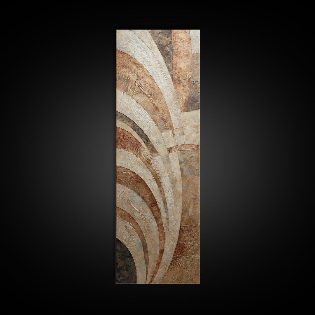 Textured Plaster Abstract Canvas Print, Living Room Art, Oversized Wall Art, Living Room Decor, Abstract Art, Living, LIR-1x3-41