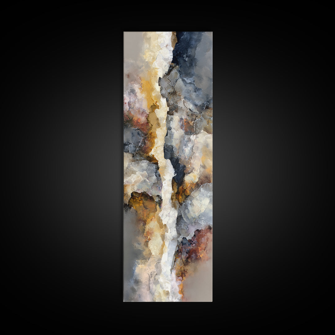 Large Statement Abstract Framed Canvas Print, Living Room Art, Painting, Living Room Decor, Abstract Art, Living, Bedroom Decor, LIR-1x3-61