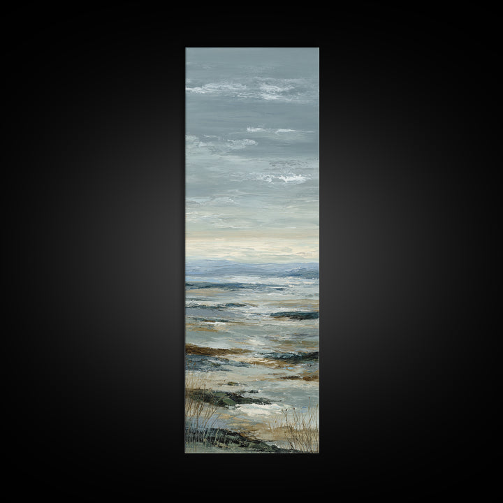 Modern Landscape with Expansive Calm Sky Canvas Print, Living Room Art, Bedroom Wall Art, Living Room Decor, Fine Art, Living, LIR-1x3-63