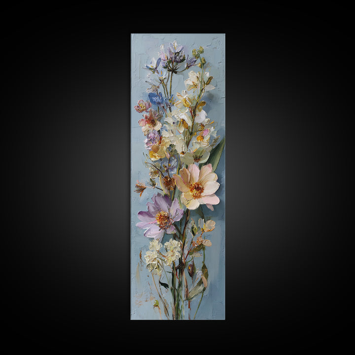 Large Floral Still Life Canvas Print, Living Room Art, Art Print, Living Room Decor, Fine Art, Living, New Home Gift, LIR-1x3-93