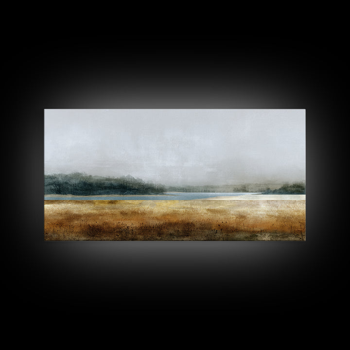 Minimal Scandinavian Forest Canvas Print, Living Room Art, Mid Century Modern, Living Room Decor, Living, Abstract Wall Art, LIR-2x1-57