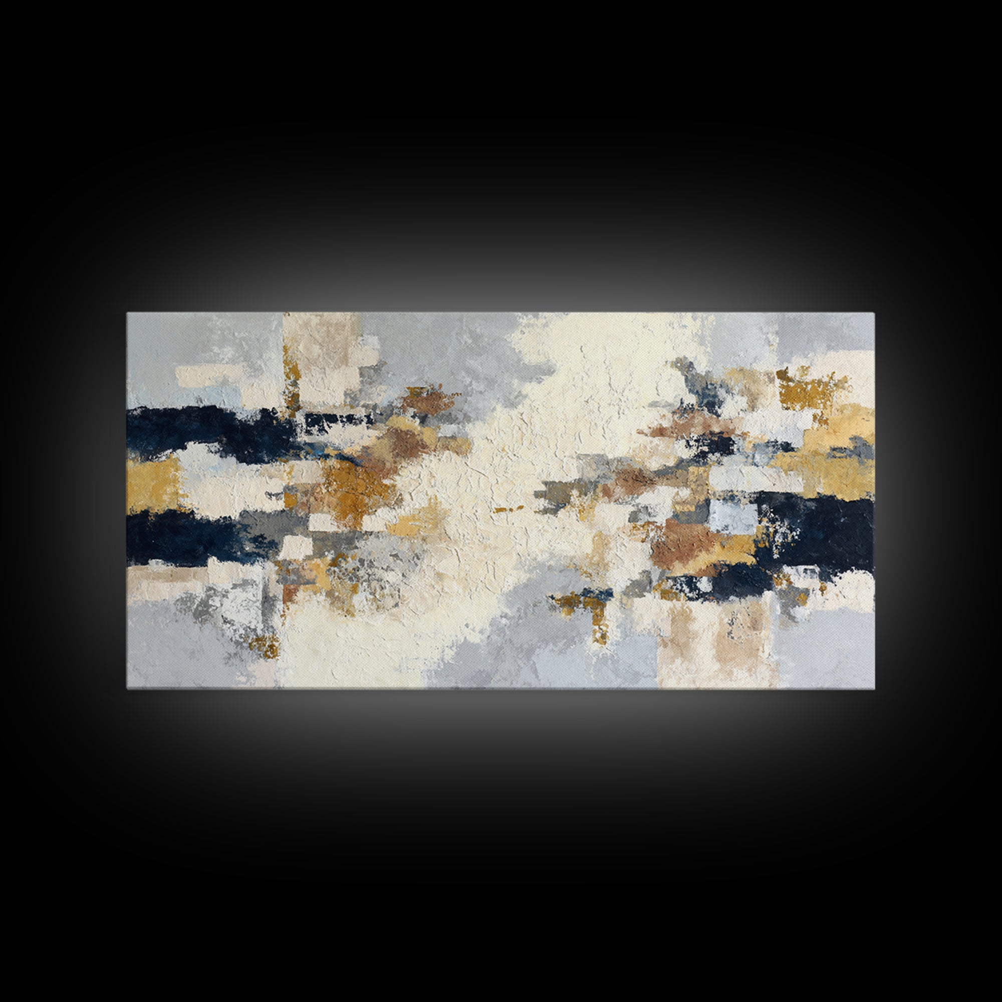 Textured Plaster Abstract Canvas Print, Living Room Art, Living Room Decor, Abstract Art, Living, Dopamine Decor, LIR-2x1-73