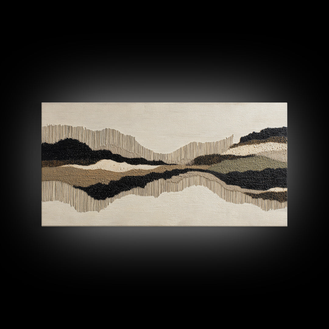 Oversized Line Figure Framed Canvas Print, Living Room Art, Bedroom Decor, Living Room Decor, Living, Bedroom Wall Art, LIR-2x1-85
