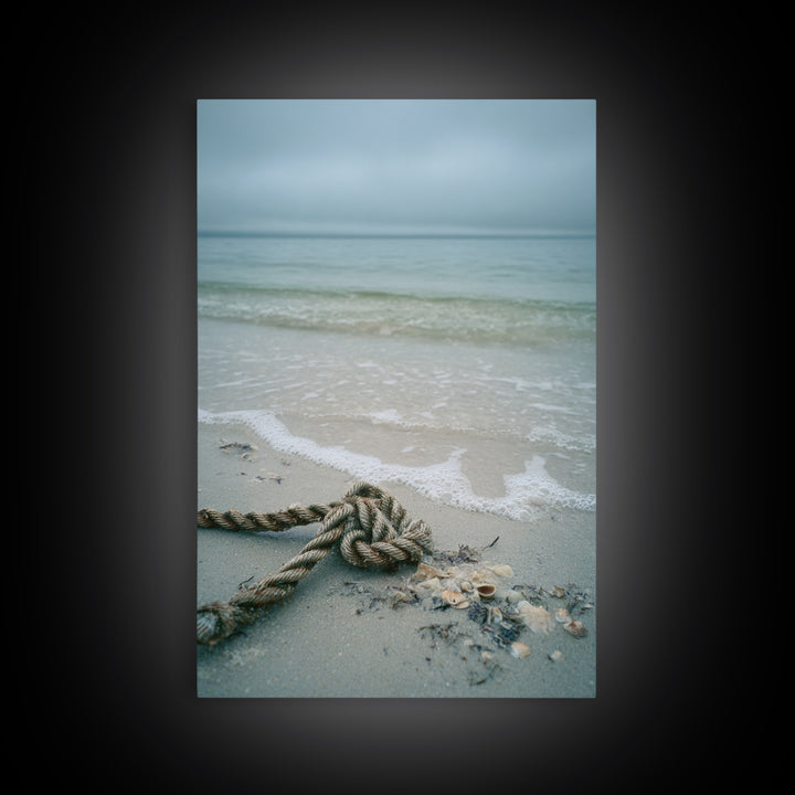 Moody Seascape for Dramatic Focal Point Canvas Print, Living Room Art, Wall Art, Living Room Decor, Oil Painting, Living, LIR-2x3-14