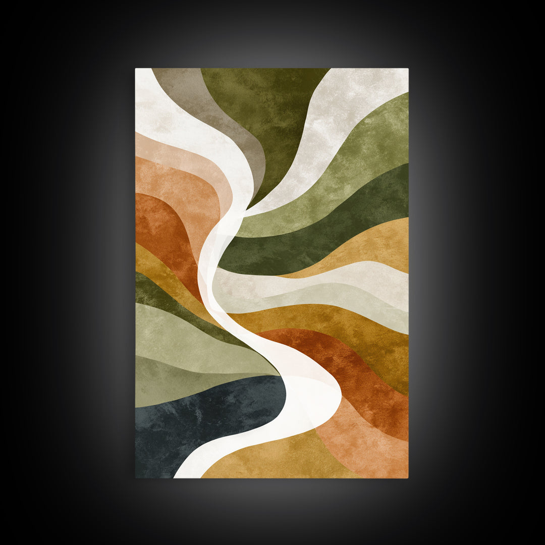 Abstract Organic Shapes Canvas Print, Living Room Art, Art Print, Living Room Decor, Abstract Art, Living, New Home Gift, LIR-2x3-23