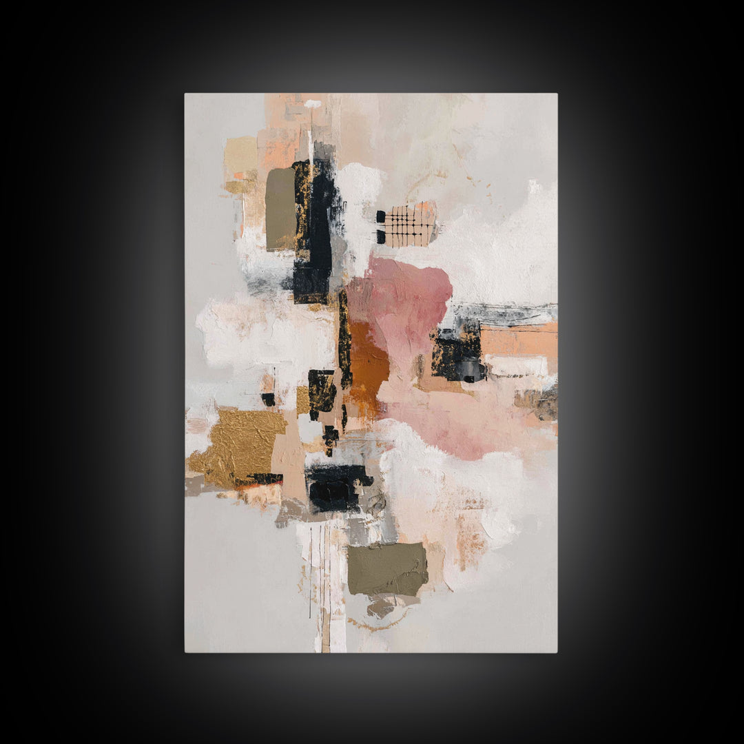 Large Statement Abstract Canvas Print, Living Room Art, Mid Century Modern, Living Room Decor, Abstract Art, Living, LIR-2x3-9