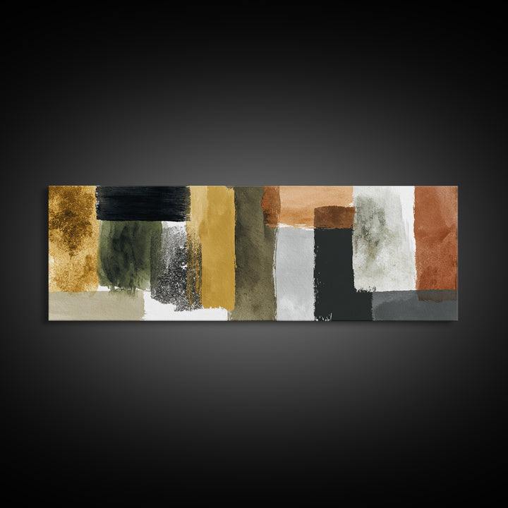Bold Color Field Canvas Print, Living Room Art, Modern Wall Art, Living Room Decor, Fine Art, Living, Textured Painting, LIR-3x1-20
