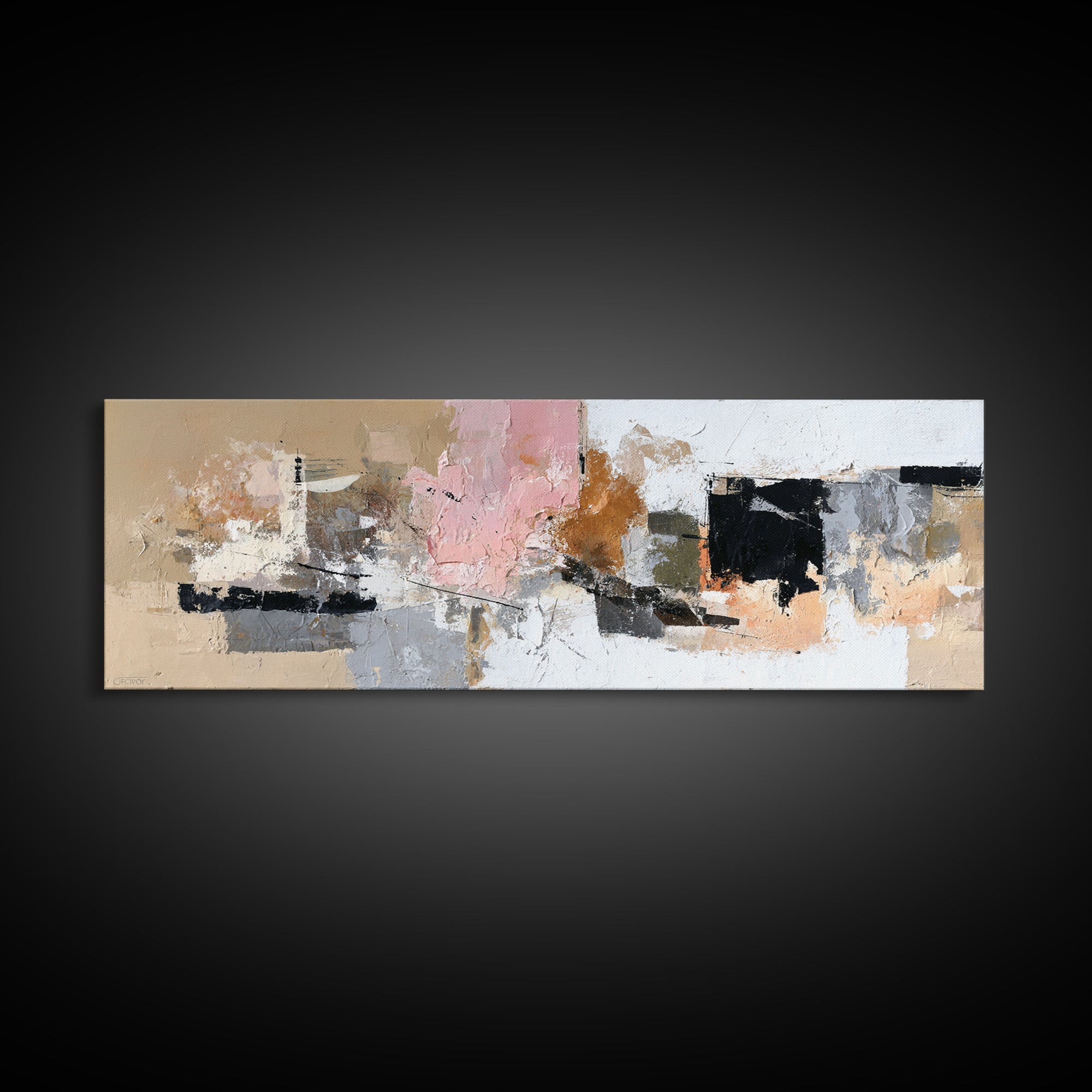 Large Statement Abstract Canvas Print, Living Room Art, 3 Piece Wall Art, Living Room Decor, Abstract Art, Living, LIR-3x1-65