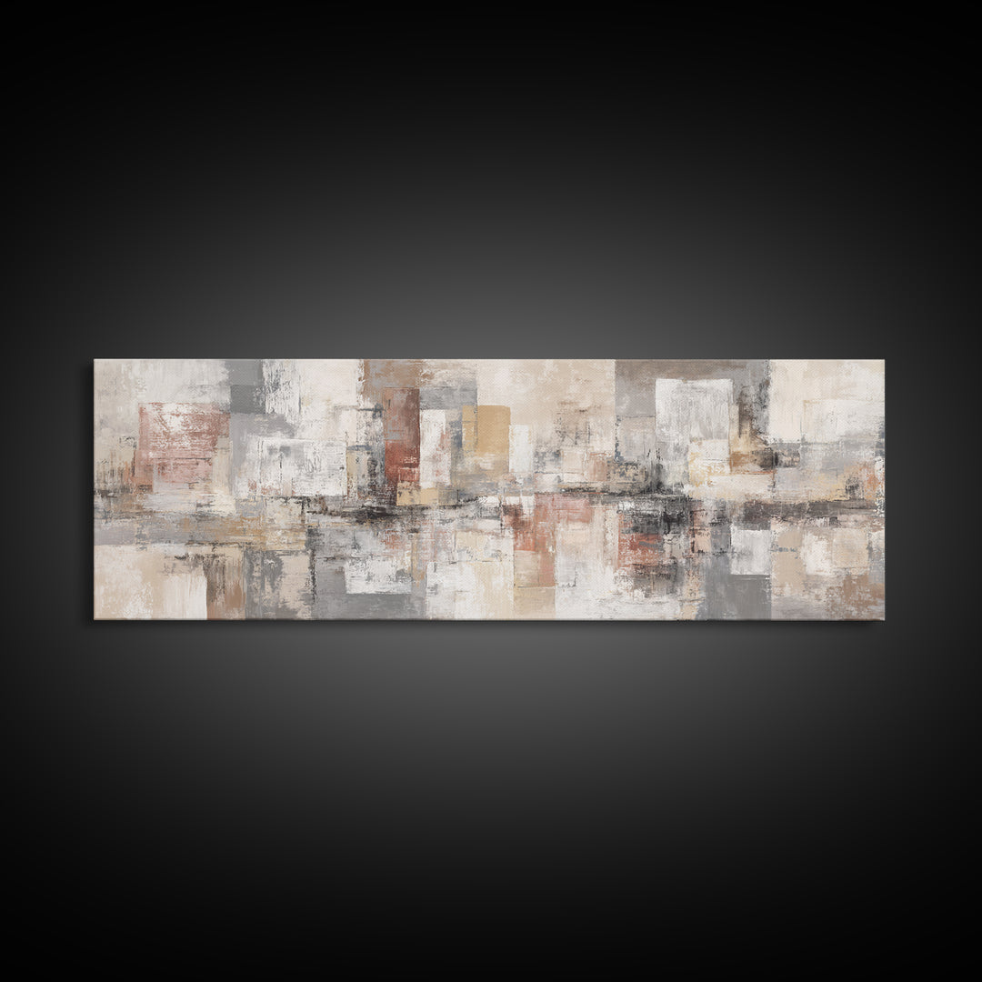 Oversized Line Figure Framed Canvas Print, Living Room Art, Living Room Wall Art, Living Room Decor, Fine Art, Living, LIR-3x1-81