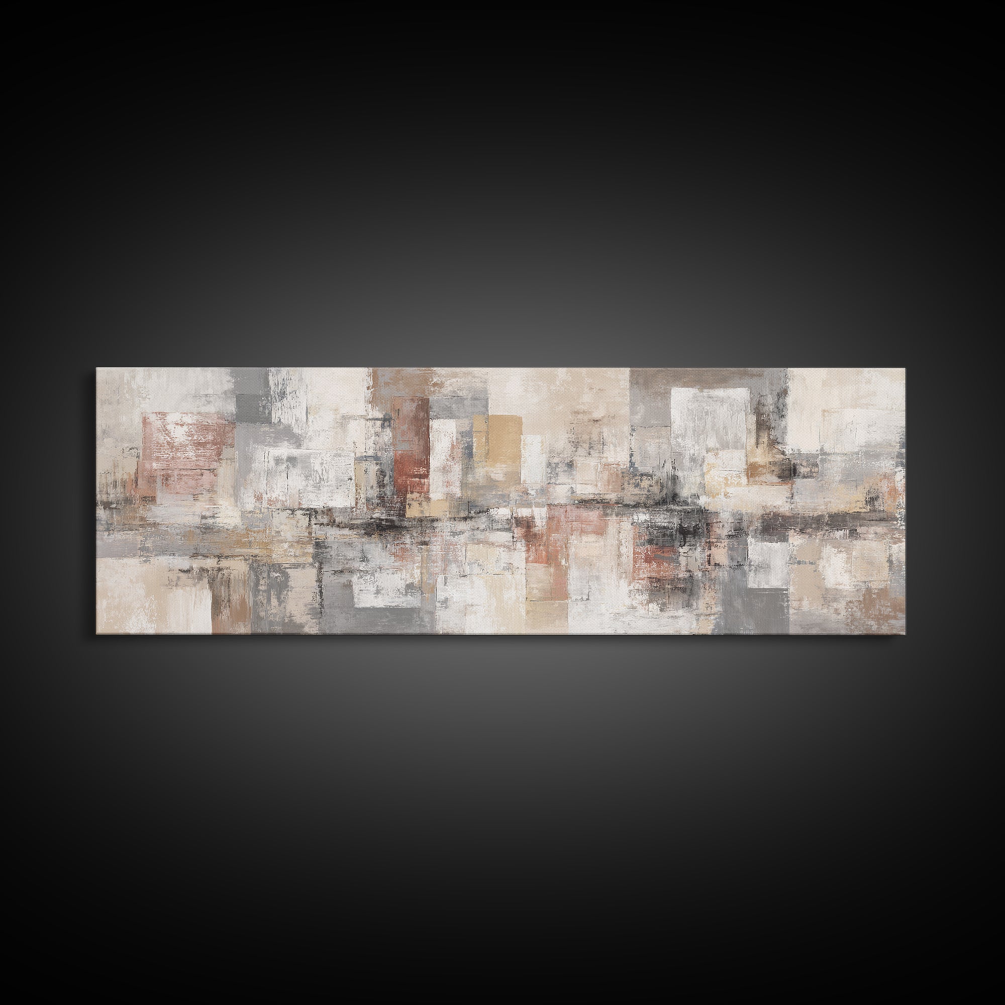 Oversized Line Figure Framed Canvas Print, Living Room Art, Living Room Wall Art, Living Room Decor, Fine Art, Living, LIR-3x1-81