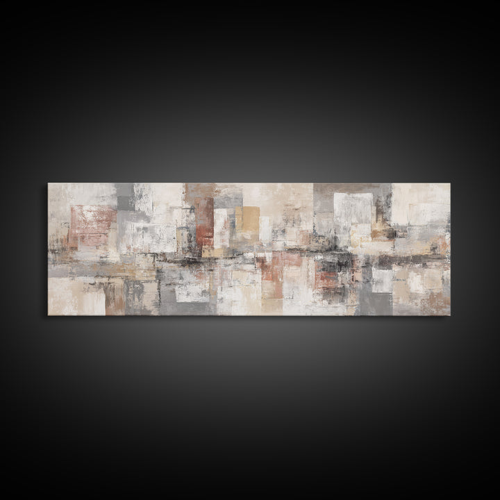 Oversized Line Figure Framed Canvas Print, Living Room Art, Living Room Wall Art, Living Room Decor, Fine Art, Living, LIR-3x1-81