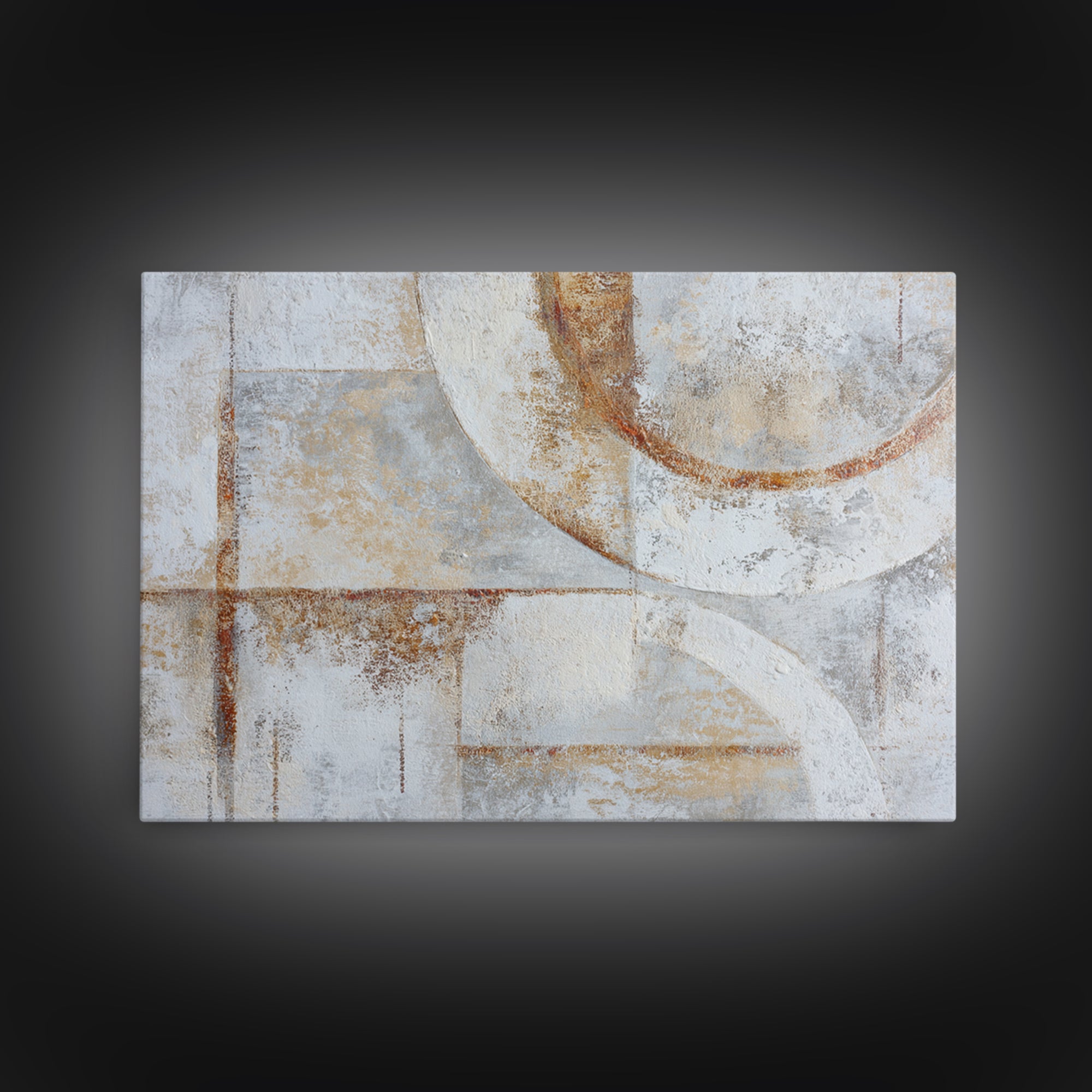 Textured Plaster Abstract Canvas Print, Living Room Art, Living Room Wall Art, Living Room Decor, Abstract Art, Living, LIR-3x2-33