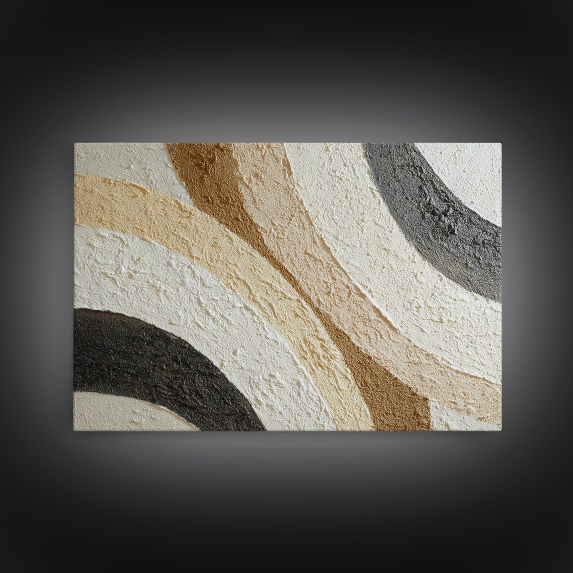 Textured Plaster Abstract Framed Canvas Print, Living Room Art, Fine Art Print, Living Room Decor, Abstract Art, Living, LIR-3x2-81