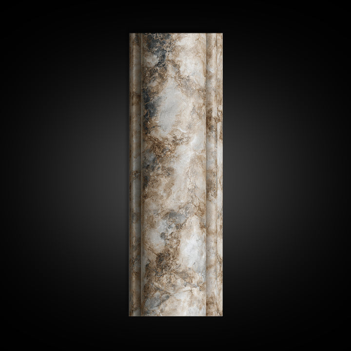 Marble Courthouse Column Study Without Building Scene Canvas Print, Law Office Art, Textured Painting, Office Decor, Counsel, LOA-1x3-39