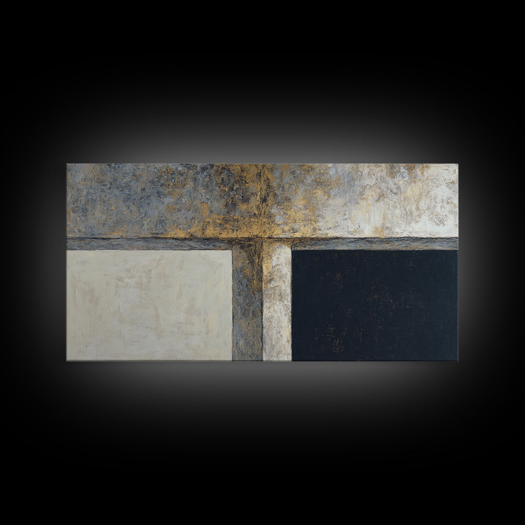 Architectural Arch and Column Abstraction Framed Canvas Print, Law Office Art, Fine Art Print, Office Decor, Abstract Art, LOA-2x1-34