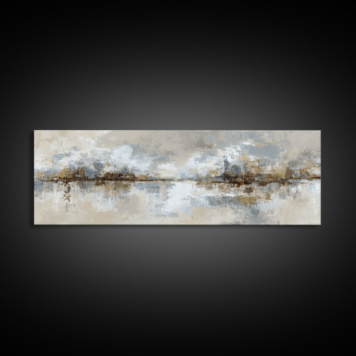 Diplomatic Handshake Silhouette Canvas Print, Law Office Art, Home Office Decor, Office Decor, Abstract Art, Counsel, LOA-3x1-11