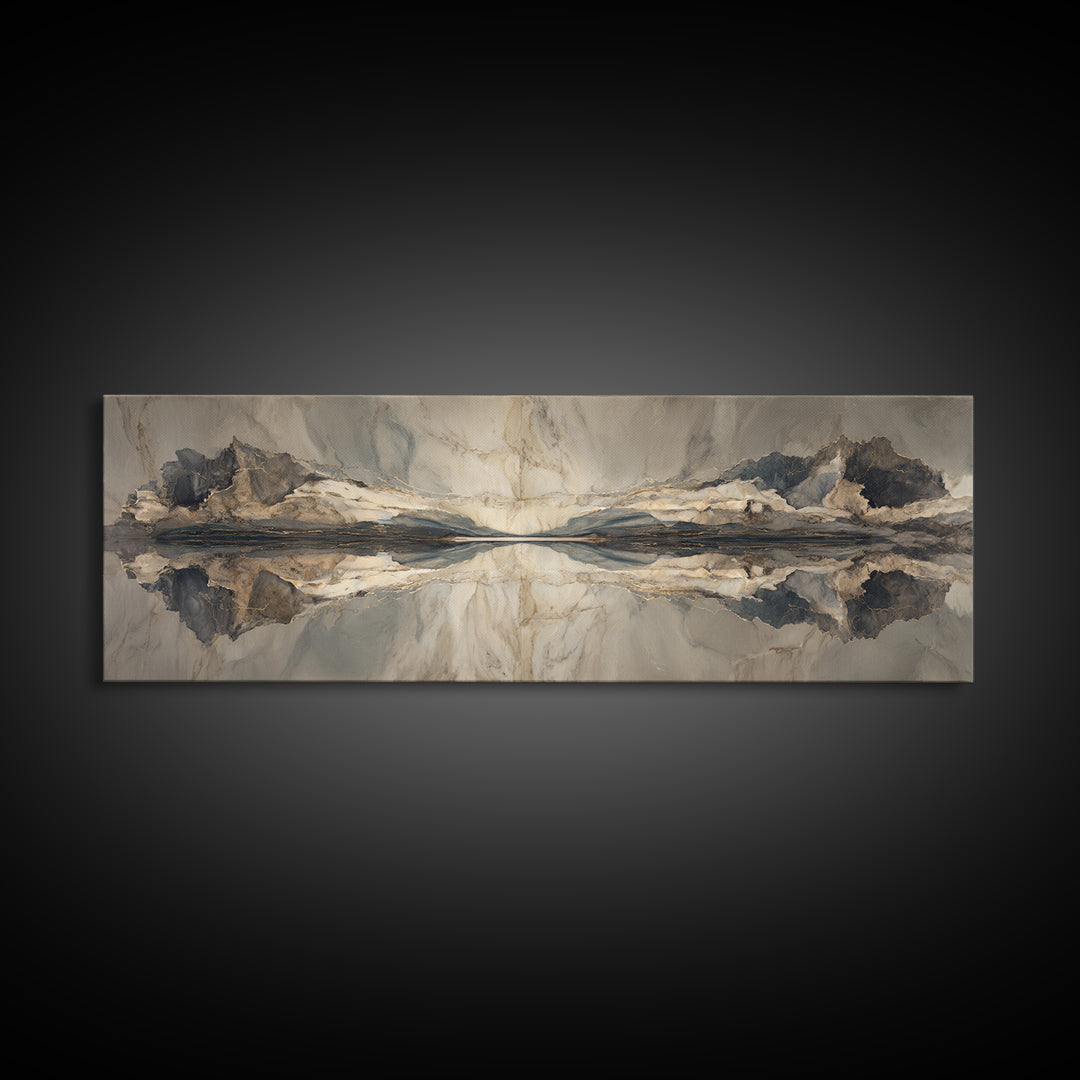 Marble Courthouse Column Study Without Building Scene Canvas Print, Law Office Art, Minimalist Decor, Office Decor, Counsel, LOA-3x1-43