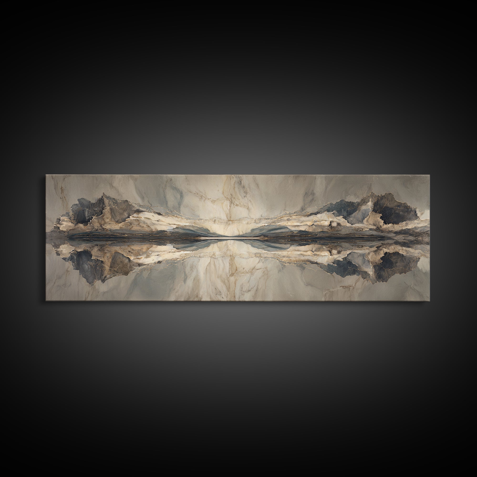 Marble Courthouse Column Study Without Building Scene Canvas Print, Law Office Art, Minimalist Decor, Office Decor, Counsel, LOA-3x1-43