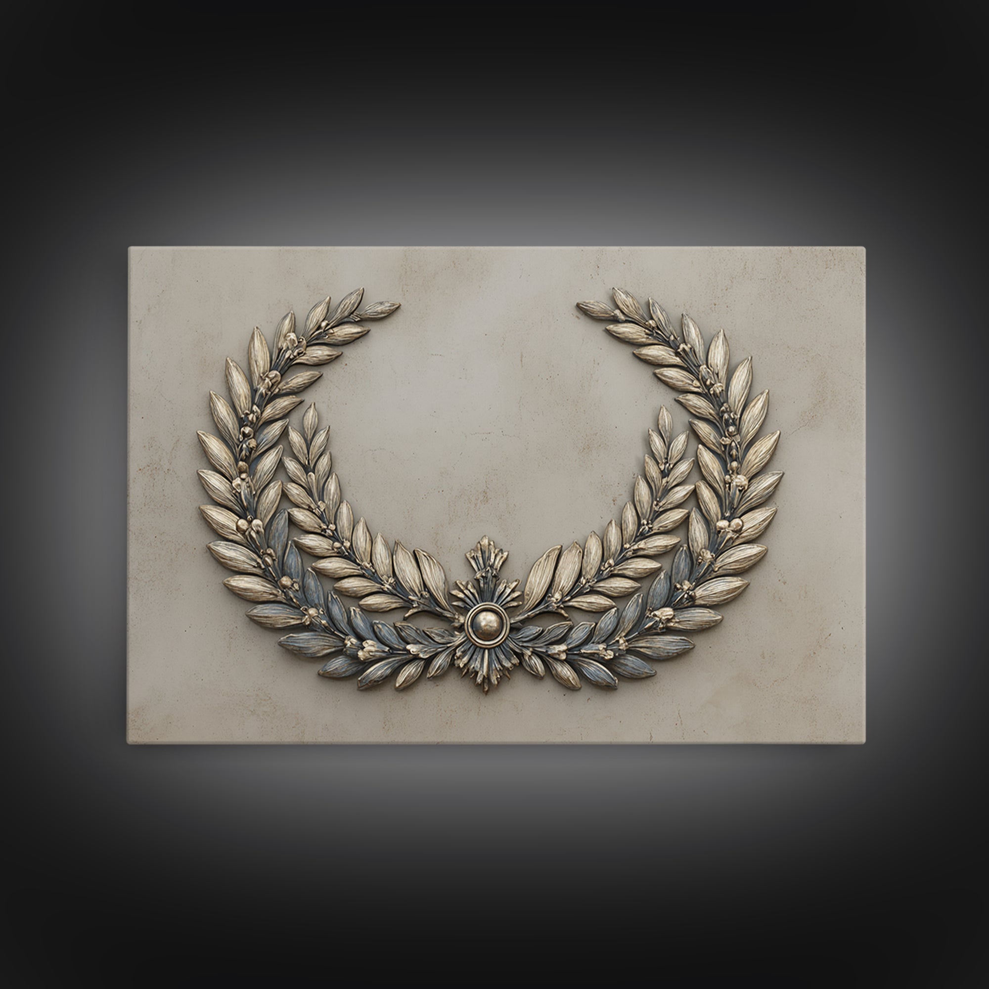 Roman Laurel Wreath Canvas Print, Law Office Art, Decor, Office Decor, Fine Art, Counsel, Bookish Wall Art, Gifts for Lawyers, LOA-3x2-12