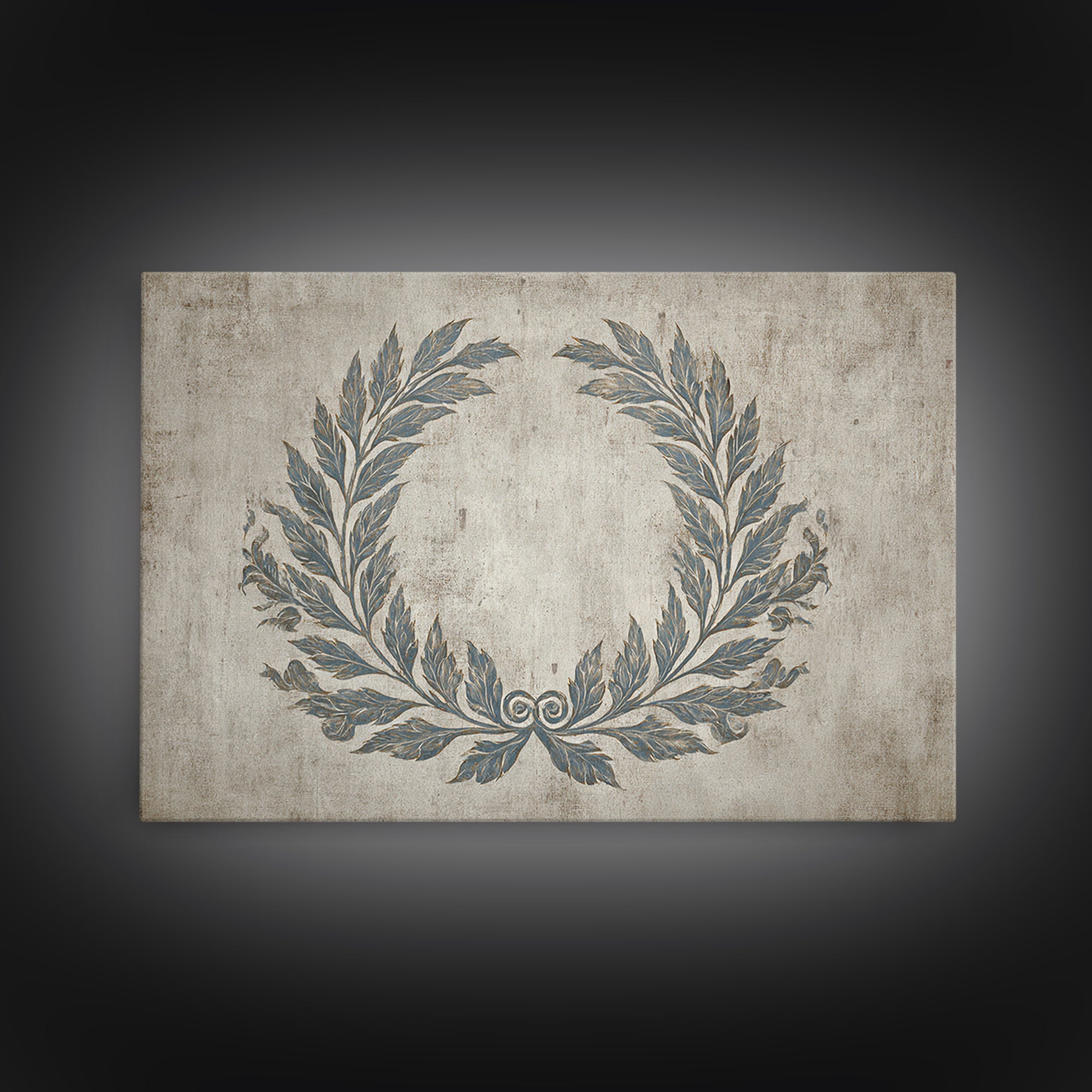 Roman Laurel Wreath Canvas Print, Law Office Art, Teen Girl Room Decor, Office Decor, Fine Art, Counsel, Luxury Decor, LOA-3x2-84