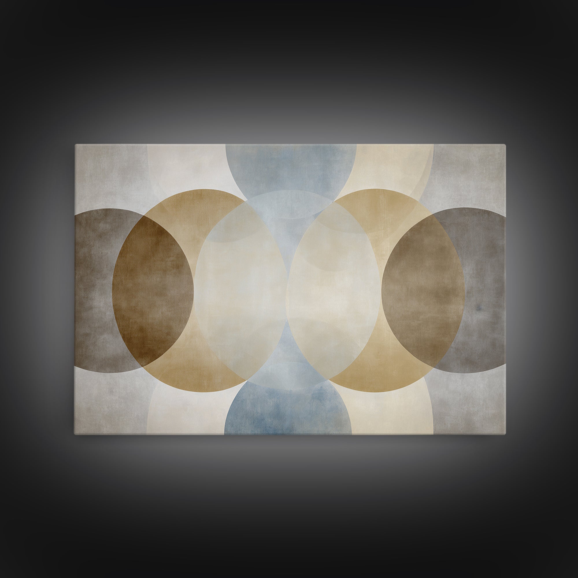 Balanced Geometric Forms Symbolizing Fairness Framed Canvas Print, Law Office Art, Office, Office Decor, Fine Art, Counsel, LOA-3x2-9