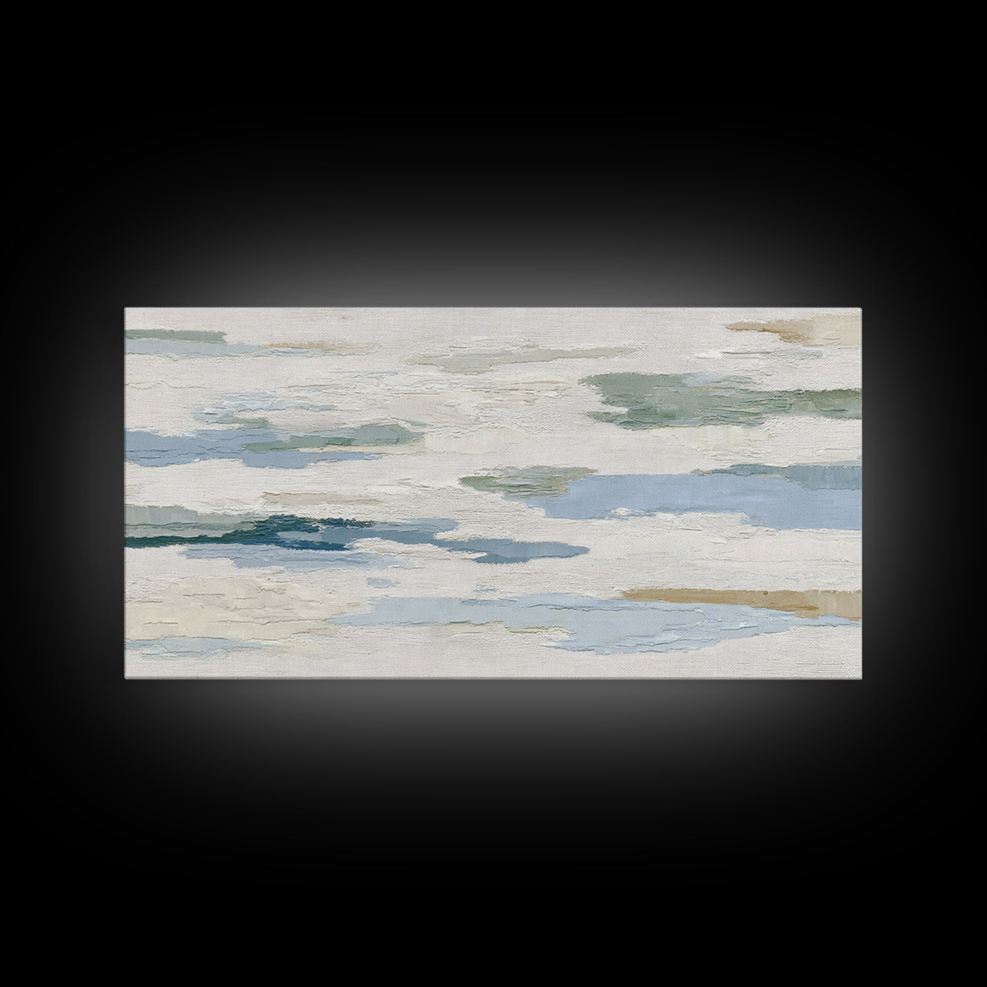 Linen Texture Abstract Canvas Print, Laundry Room Art, Living Room Decor, Abstract Art, Clean, Farmhouse Decor, LRA-2x1-32
