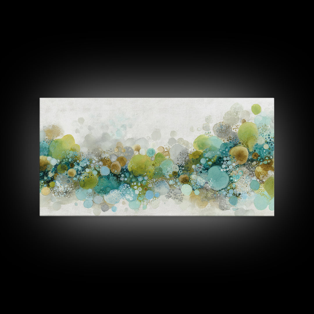 Abstract Suds and Bubbles Canvas Print, Laundry Room Art, Living Room Decor, Abstract Art, Clean, New Home Gift, LRA-2x1-66