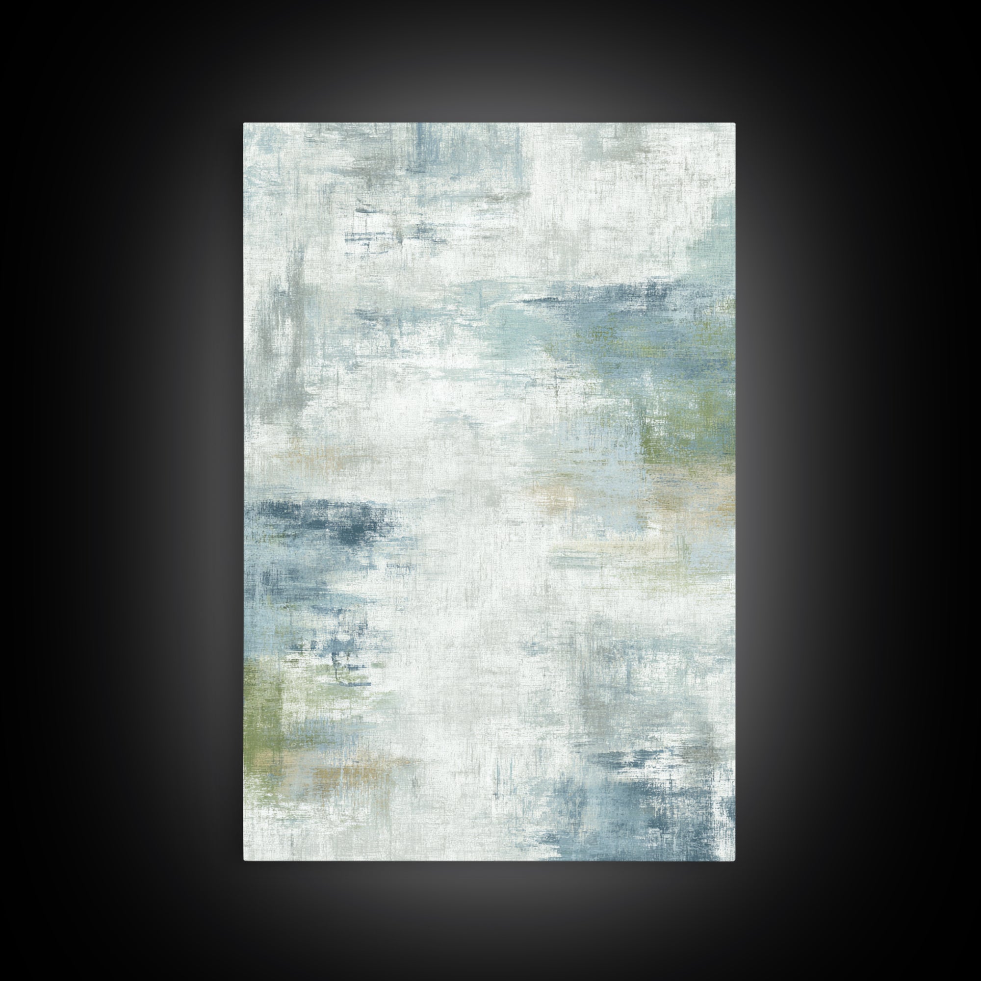 Linen Texture Abstract Framed Canvas Print, Laundry Room Art, Digital Wall Art, Living Room Decor, Abstract Art, Clean, LRA-2x3-20