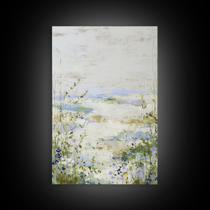 Fresh Air Meadow Landscape for Clean Mood Canvas Print, Laundry Room Art, Statement Artwork, Living Room Decor, Fine Art, Clean, LRA-2x3-31