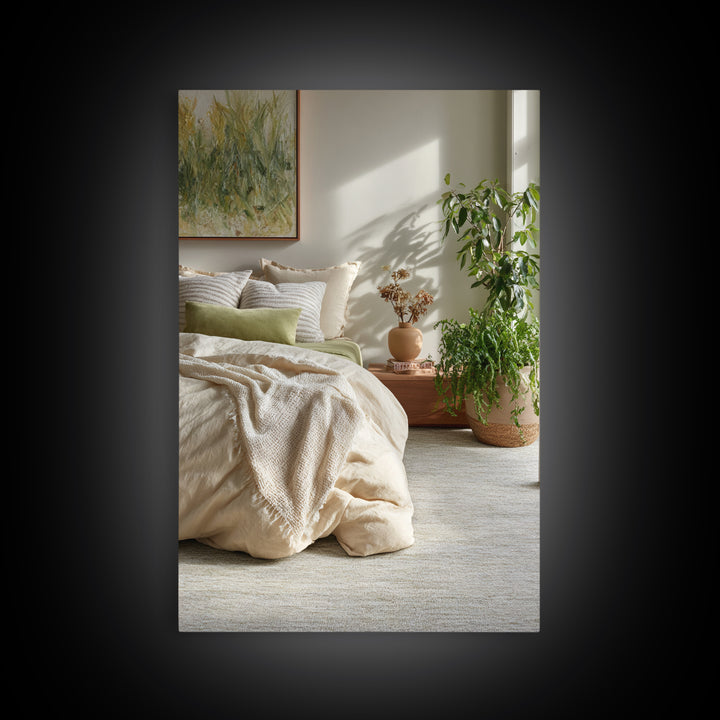 Fresh Air Meadow Landscape for Clean Mood Canvas Print, Laundry Room Art, Painting, Living Room Decor, Fine Art, Clean, LRA-2x3-79