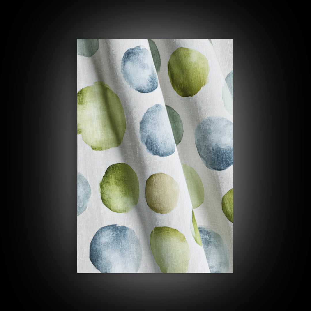 Soap Bubbles Rendered as Playful Abstract Circles Canvas Print, Laundry Room Art, Digital Wall Art, Living Room Decor, Clean, LRA-2x3-86