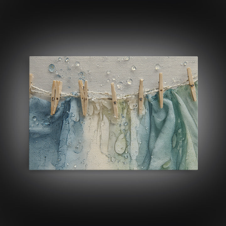 Abstract Suds and Bubbles Canvas Print, Laundry Room Art, Printable Art, Living Room Decor, Abstract Art, Clean, Whimsical Art, LRA-3x2-26