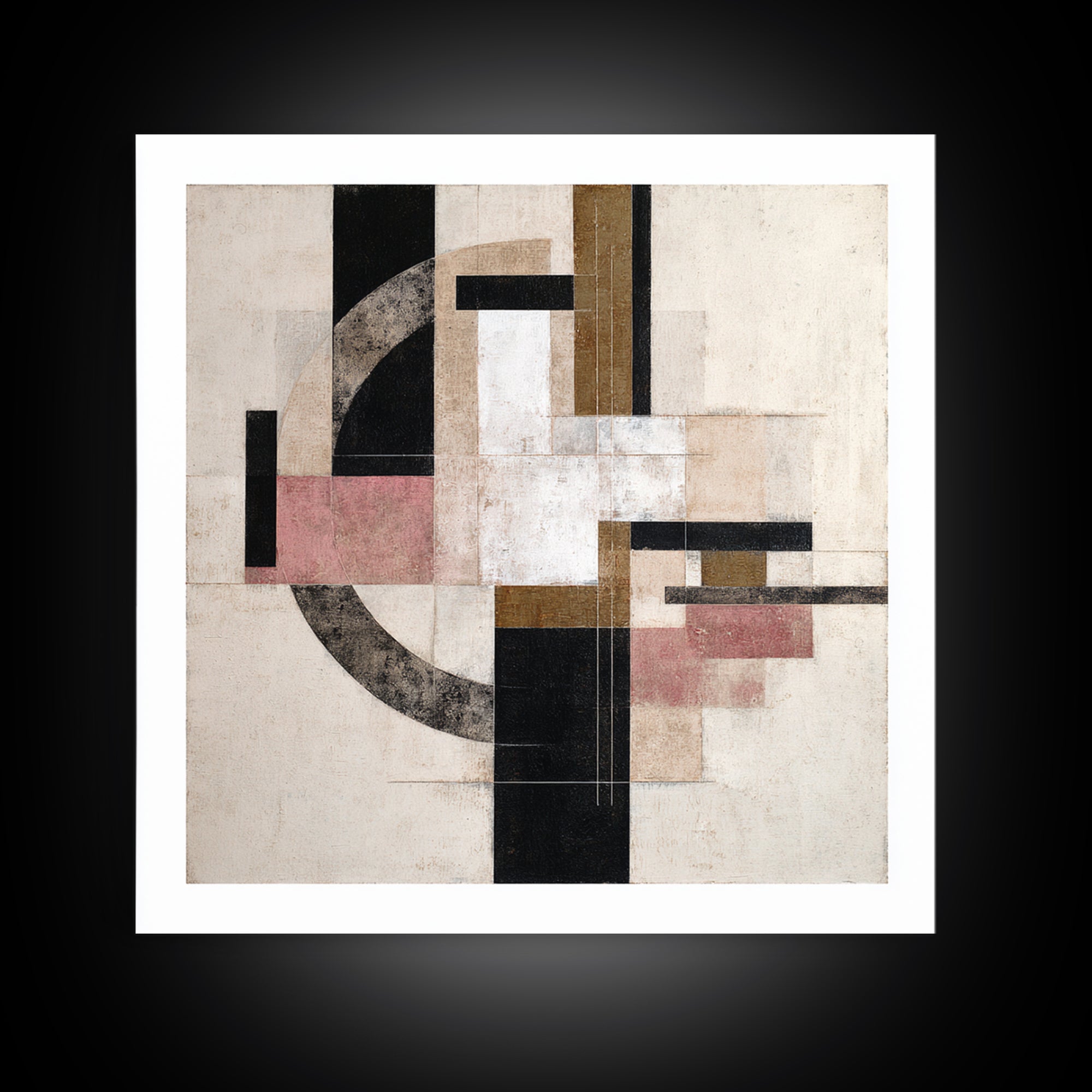 Large Cream Abstract Canvas Print, Master Bedroom, Gallery Decor, Bedroom Decor, Fine Art, Sanctuary, Wall Art, Home Decor, MAS-1x1-17