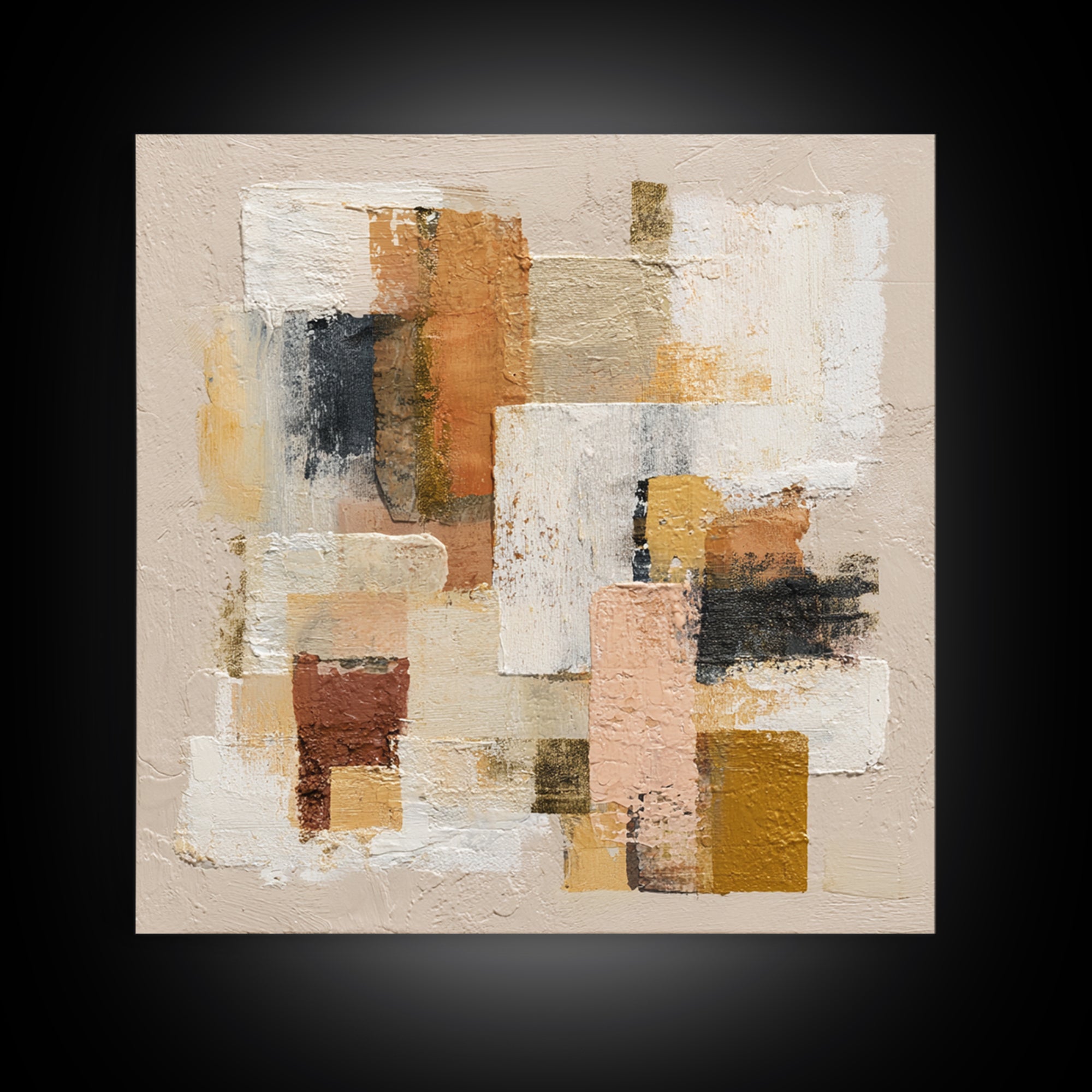 Soft Abstract Linen Texture Canvas Print, Master Bedroom, Canvas Print, Bedroom Decor, Fine Art, Sanctuary, Above Bed Wall Art, MAS-1x1-3