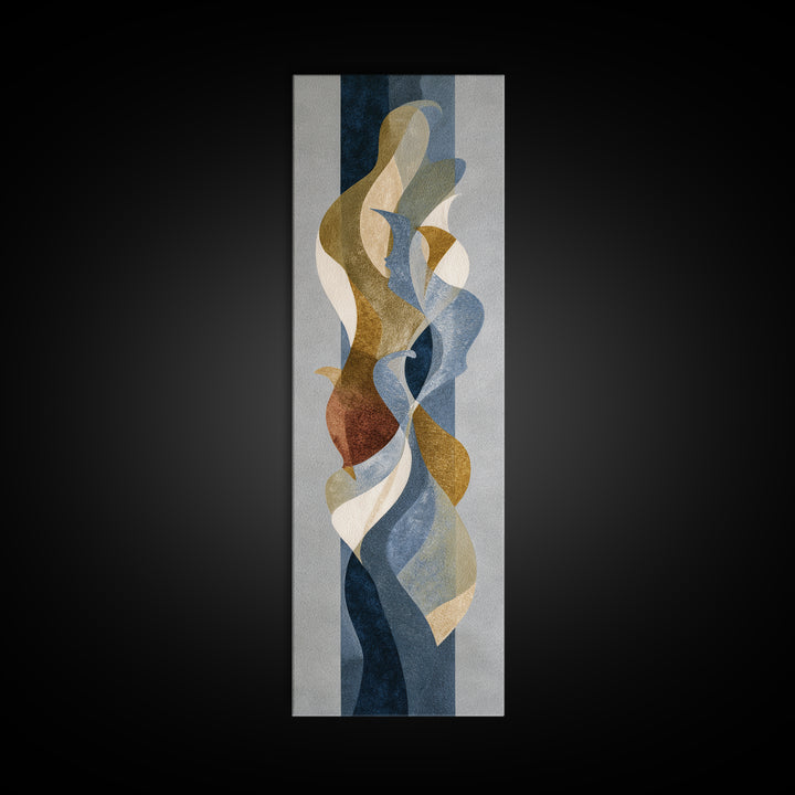 Classical Reclining Figure Implied Through Line Art Canvas Print, Master Bedroom, Above Bed Wall Art, Bedroom Decor, Sanctuary, MAS-1x3-10