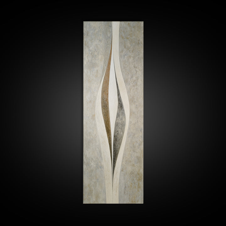 Minimal Stone Shapes Canvas Print, Master Bedroom, Above Bed Wall Decor, Bedroom Decor, Fine Art, Sanctuary, Textured Painting, MAS-1x3-100