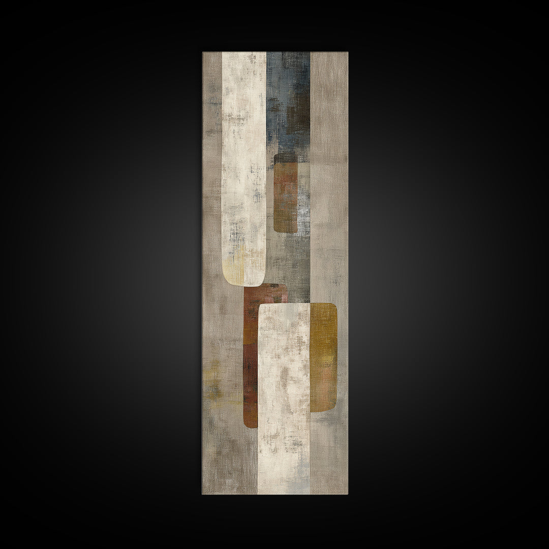 Soft Abstract Linen Texture Canvas Print, Master Bedroom, Farmhouse Wall Art, Bedroom Decor, Sanctuary, Master Bedroom Decor, MAS-1x3-39