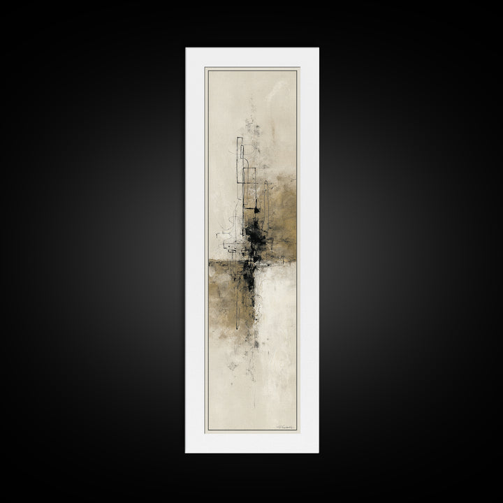 Minimal Two Figure Line Drawing Canvas Print, Master Bedroom, Vinyl Wall Decal, Bedroom Decor, Fine Art, Sanctuary, MAS-1x3-89