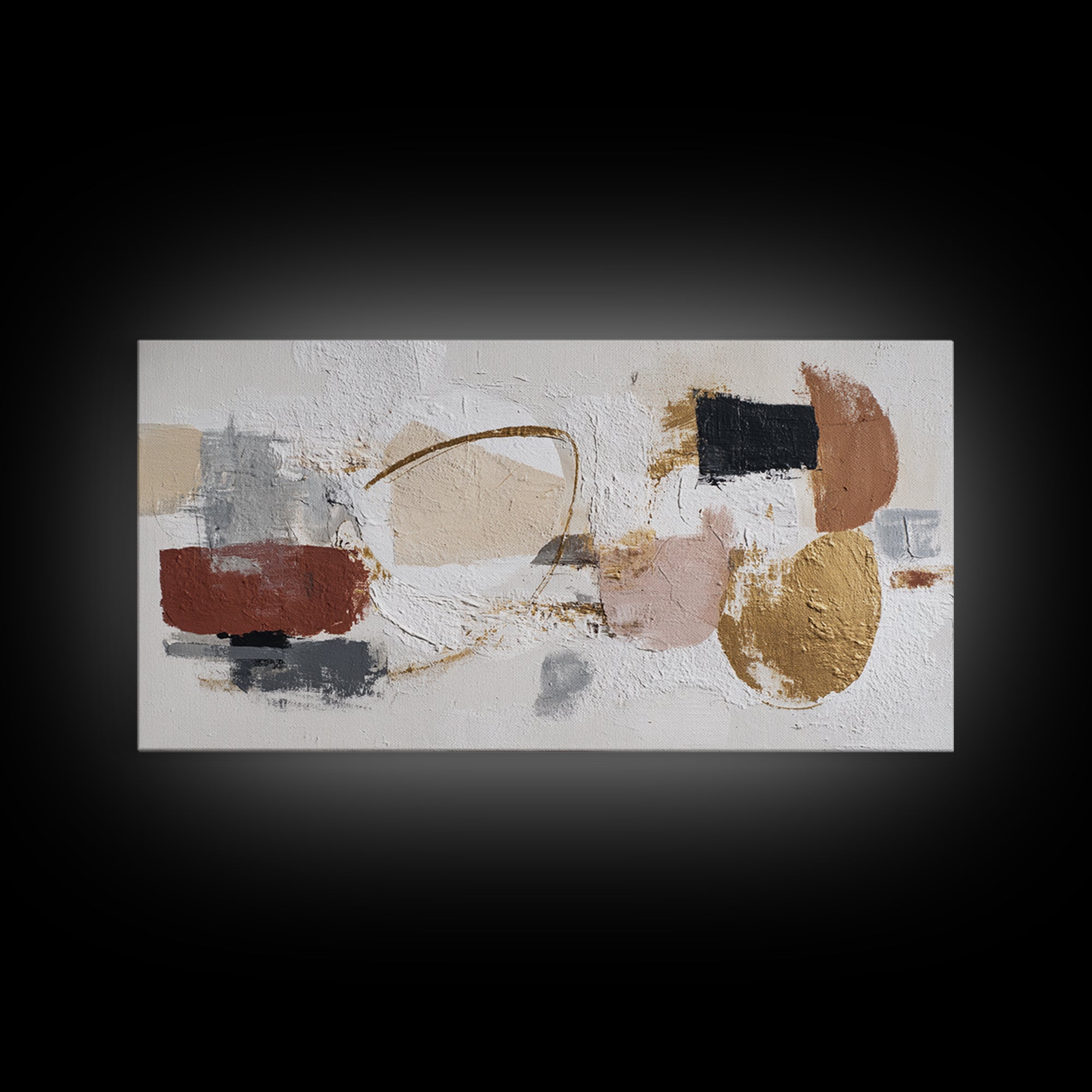 Soft Abstract Linen Texture Canvas Print, Master Bedroom, Farmhouse Wall Decor, Bedroom Decor, Abstract Art, Sanctuary, MAS-2x1-47