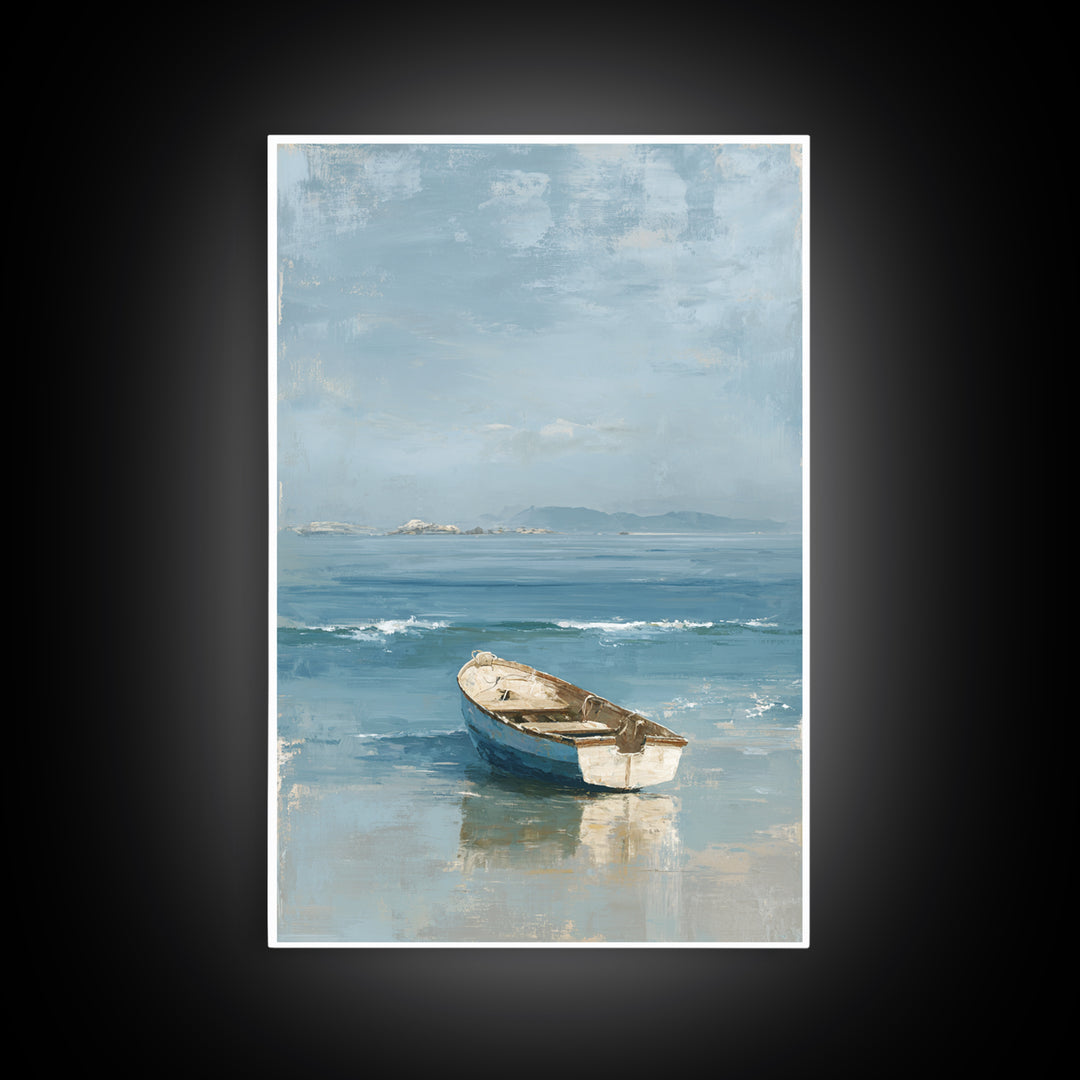 Hotel Coastal Landscape Canvas Print, Master Bedroom, Wall Decal, Bedroom Decor, Fine Art, Sanctuary, Wall Decor Bedroom, MAS-2x3-29
