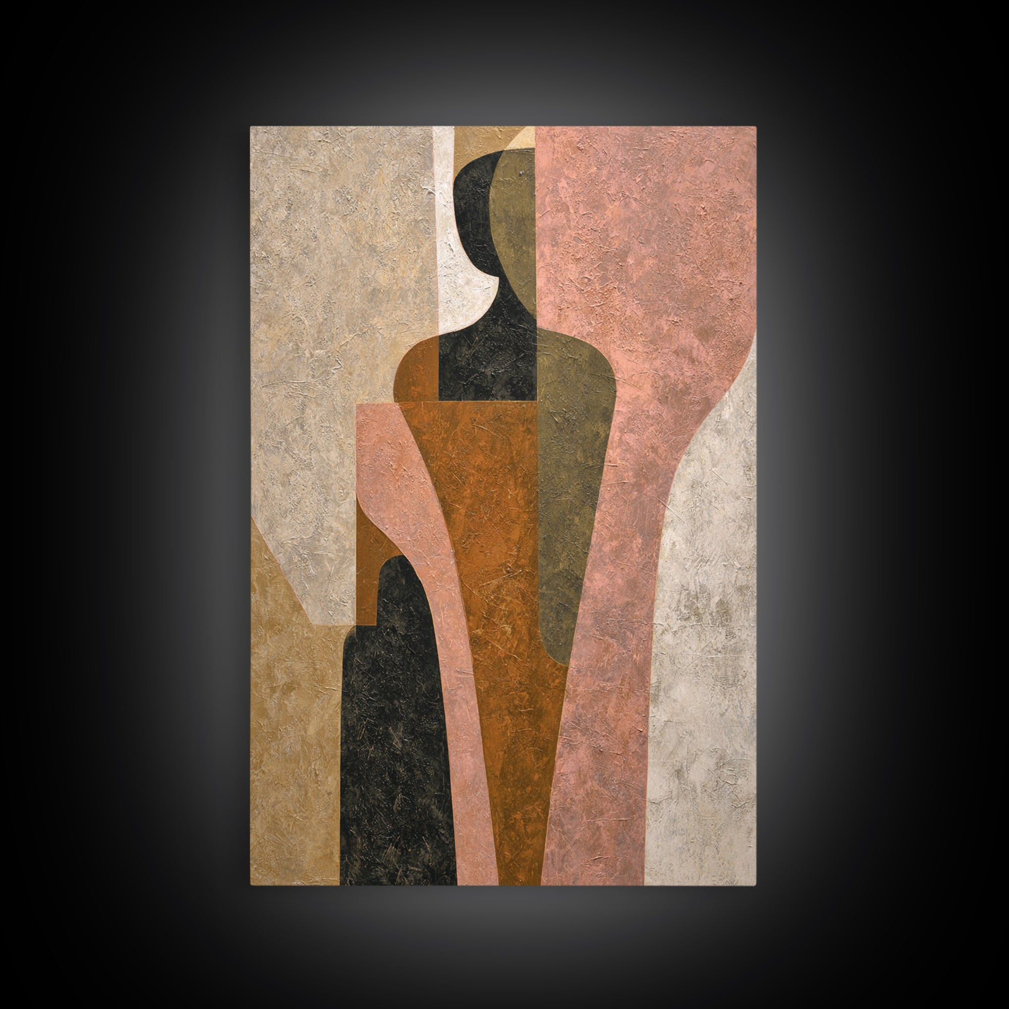 Classical Reclining Figure Implied Through Line Art Canvas Print, Master Bedroom, Minimalist Decor, Bedroom Decor, Sanctuary, MAS-2x3-30