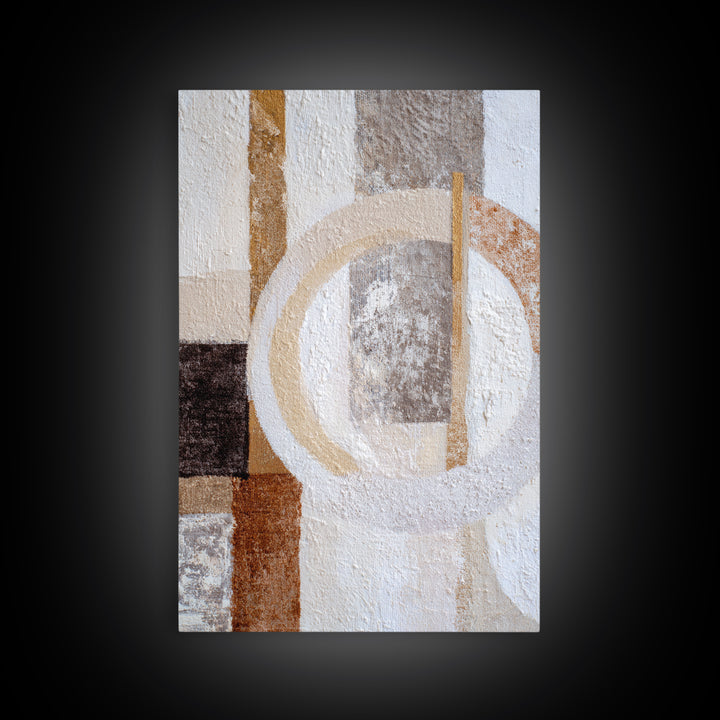 Soft Abstract Linen Texture Canvas Print, Master Bedroom, Wall Decal, Bedroom Decor, Abstract Art, Sanctuary, MAS-2x3-35