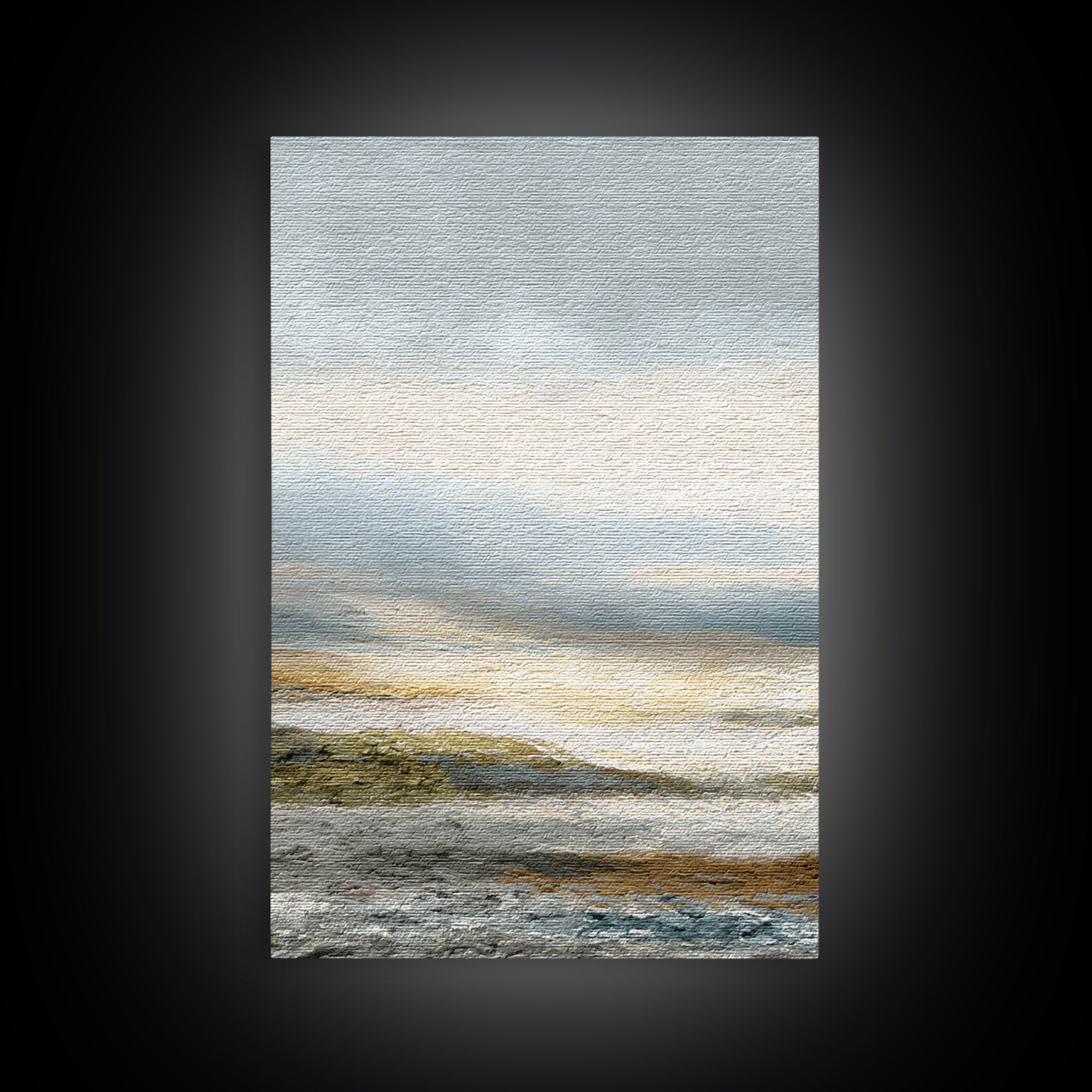 Soft Mountain Ridge Canvas Print, Master Bedroom, Bedroom Wall Art, Bedroom Decor, Oil Painting, Sanctuary, Signs for Home, MAS-2x3-45