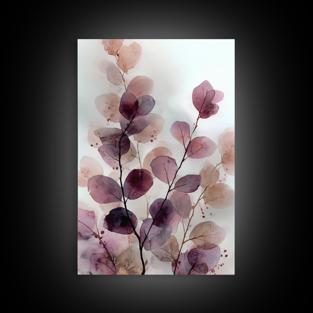 Blush and Taupe Cloudscape Canvas Print, Master Bedroom, Canvas Print, Bedroom Decor, Abstract Art, Sanctuary, MAS-2x3-62