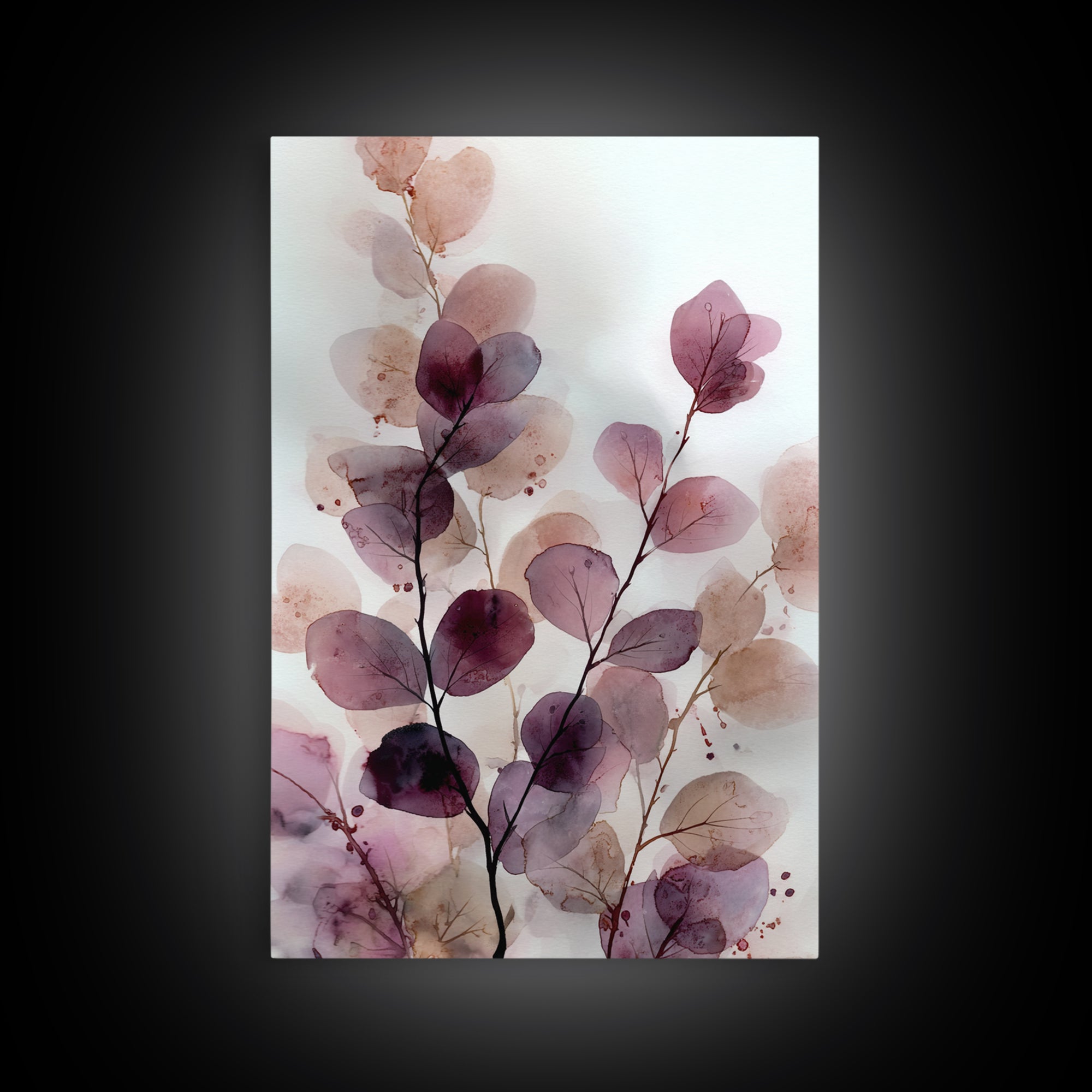 Blush and Taupe Cloudscape Canvas Print, Master Bedroom, Canvas Print, Bedroom Decor, Abstract Art, Sanctuary, MAS-2x3-62