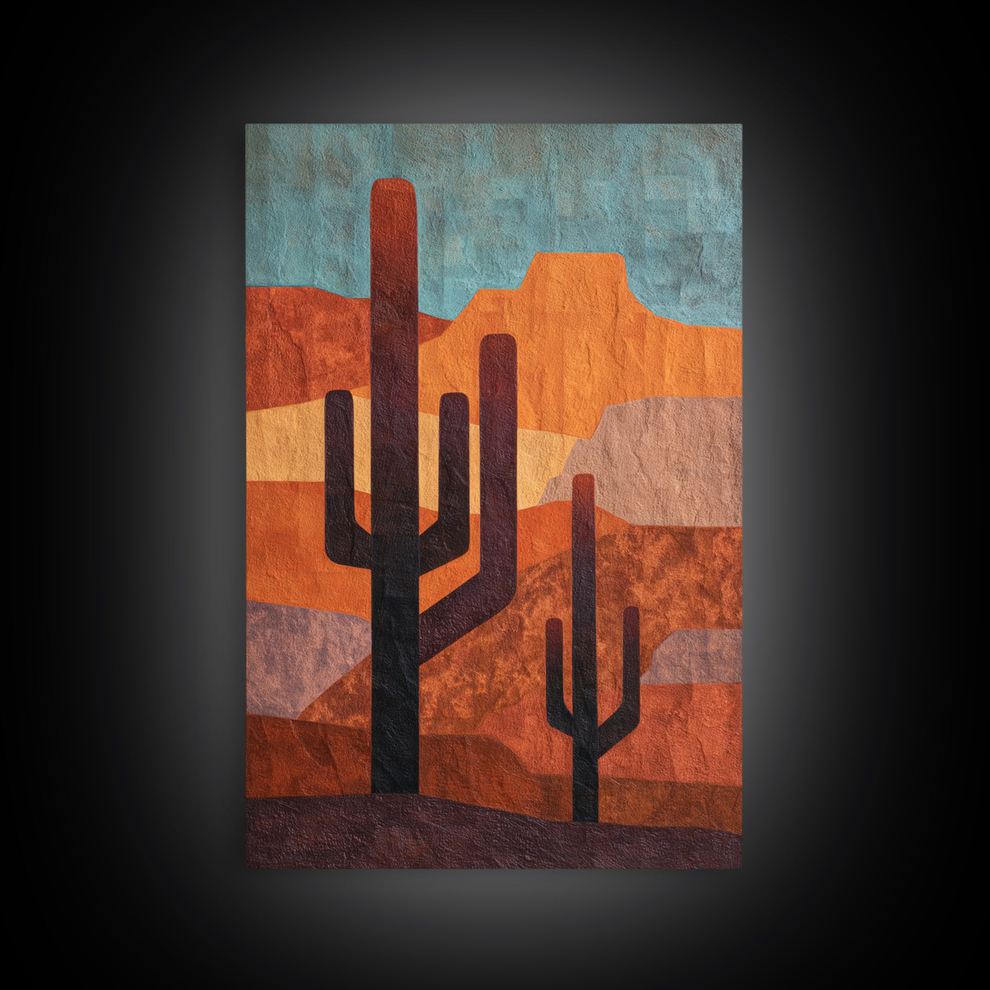 Quiet Desert Dusk Canvas Print, Master Bedroom, Wedding Decor, Bedroom Decor, Fine Art, Sanctuary, Rustic Home Decor, MAS-2x3-66