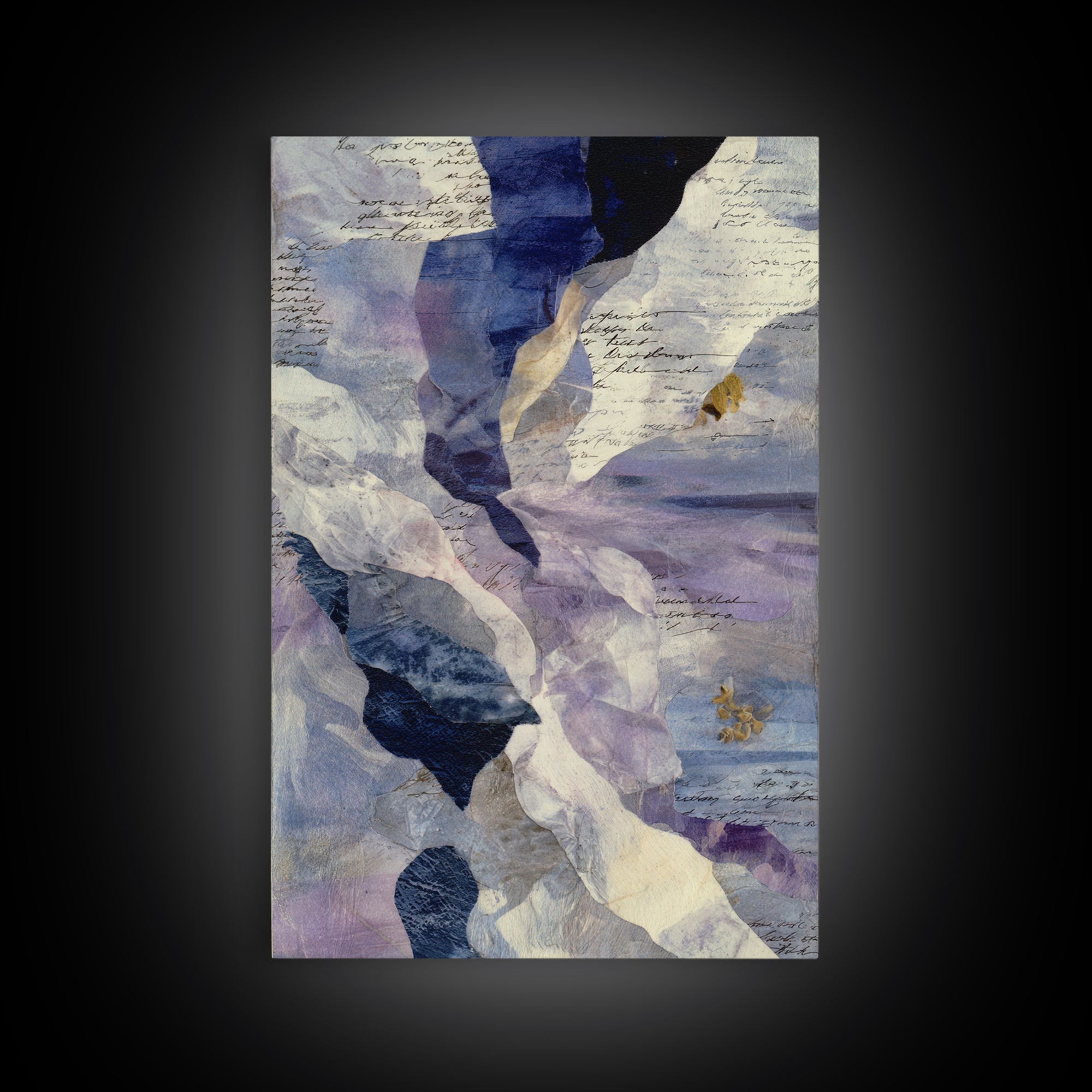 Abstract Wave Forms Framed Canvas Print, Master Bedroom, Signs for Home, Bedroom Decor, Abstract Art, Sanctuary, Luxury Decor, MAS-2x3-76