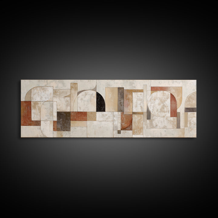 Soft Abstract Linen Texture Canvas Print, Master Bedroom, Luxury Decor, Bedroom Decor, Abstract Art, Sanctuary, Wedding Decor, MAS-3x1-19